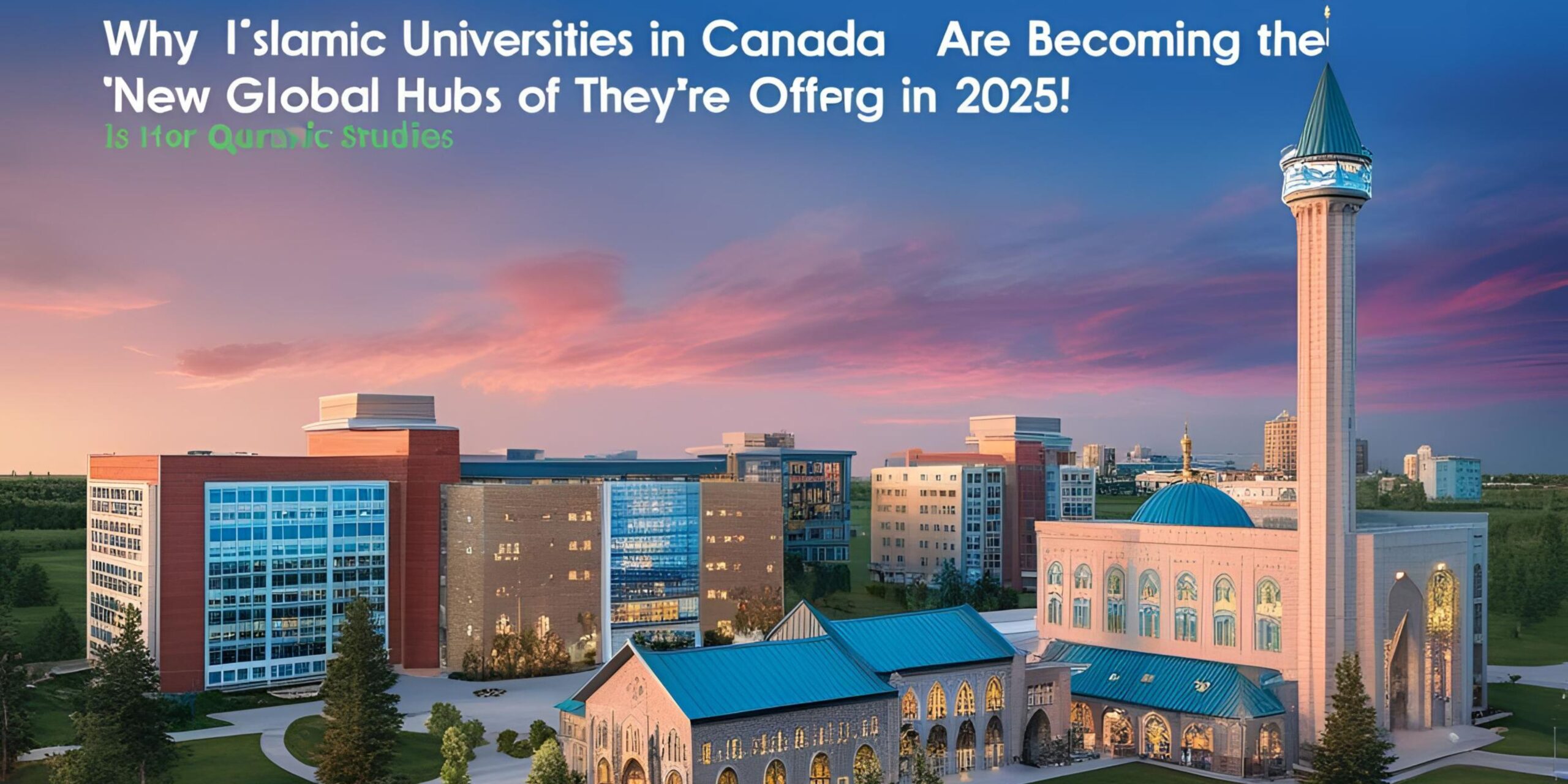 Islamic Universities in Canada